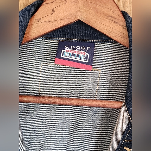 Mens Coogi australia down under blue Denim Jacket size M - Picture 5 of 7
